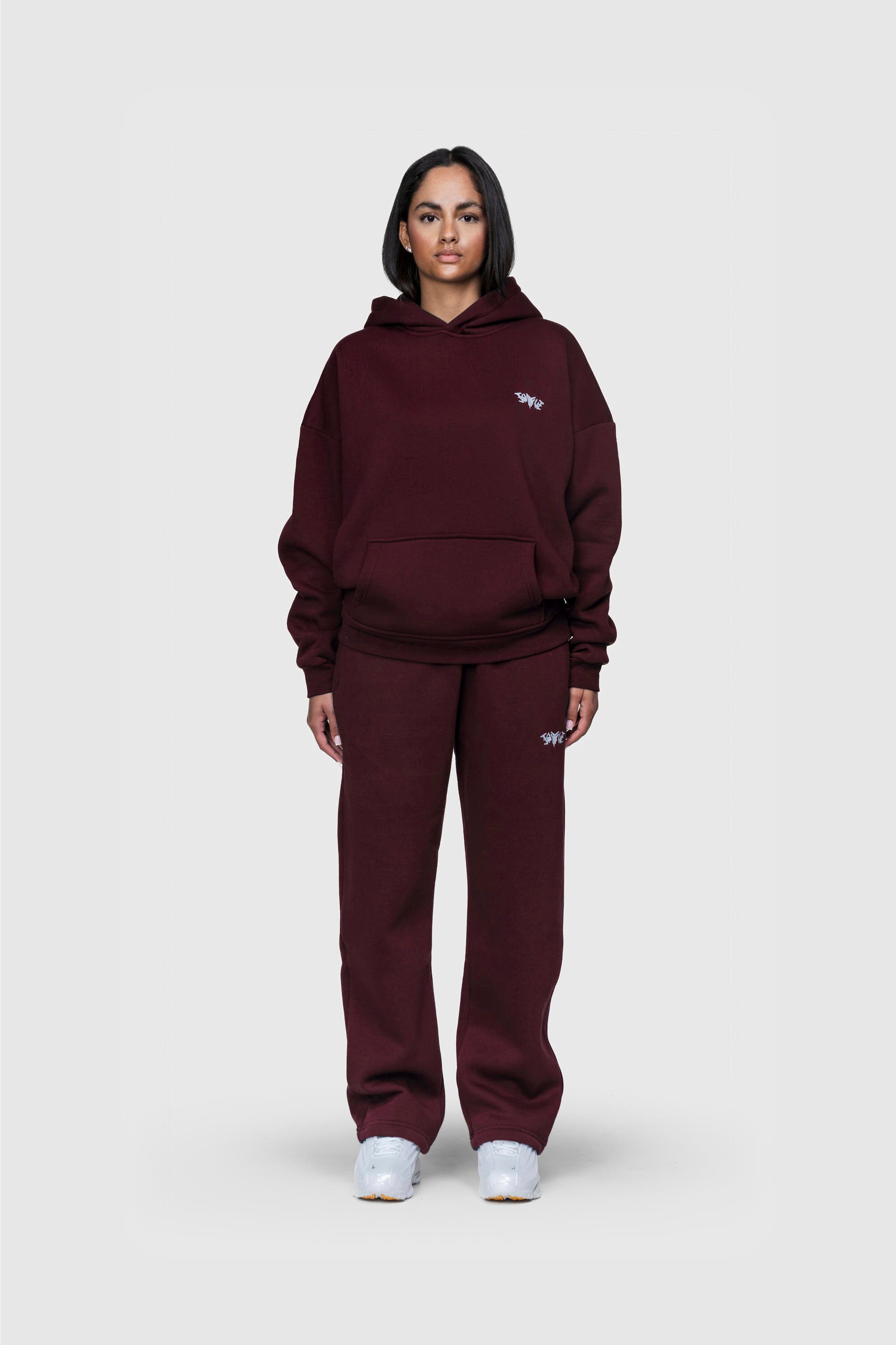 BASIC HOODIE REDWINE