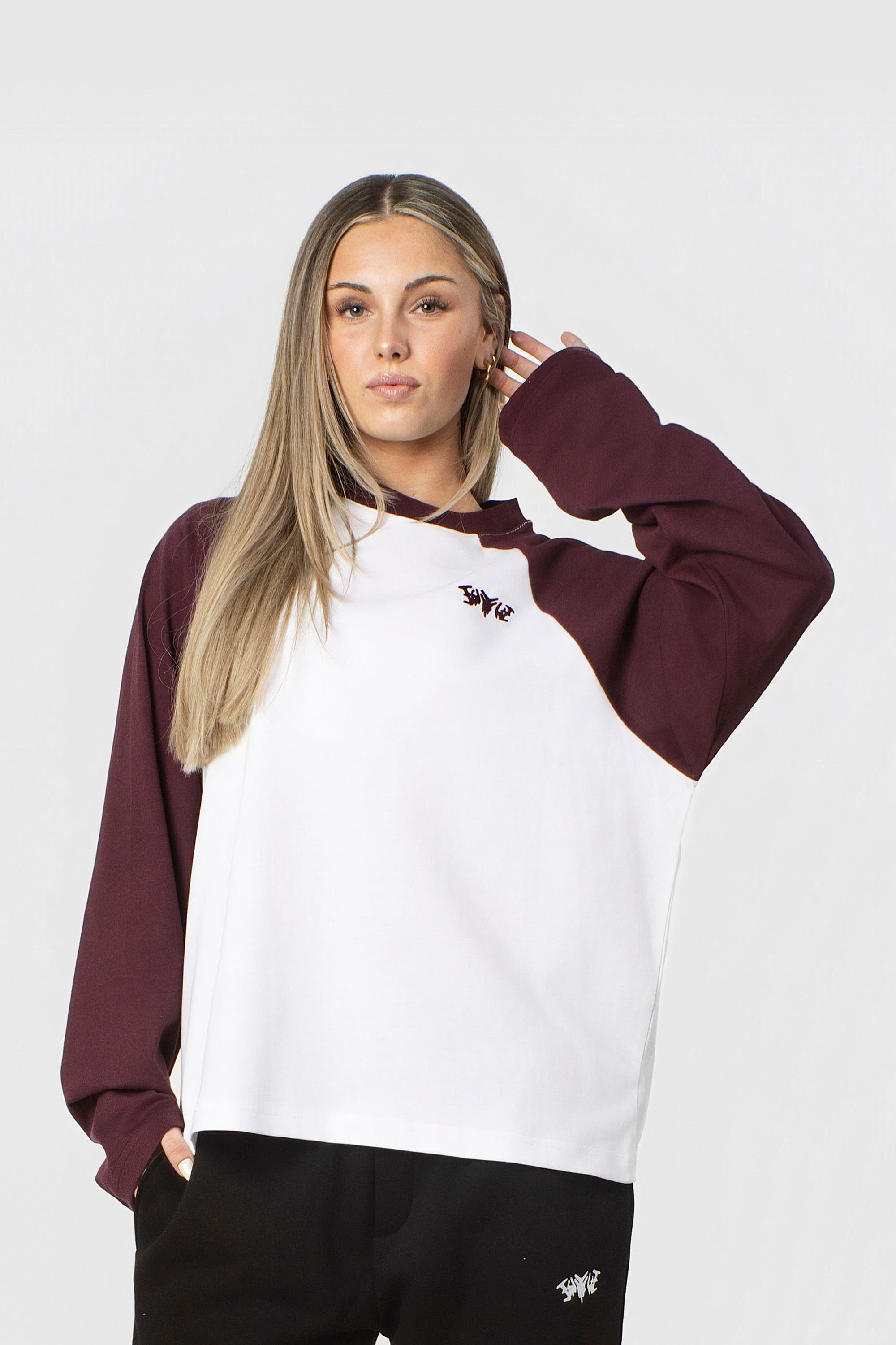 RAGLAN LONGSLEEVE REDWINE