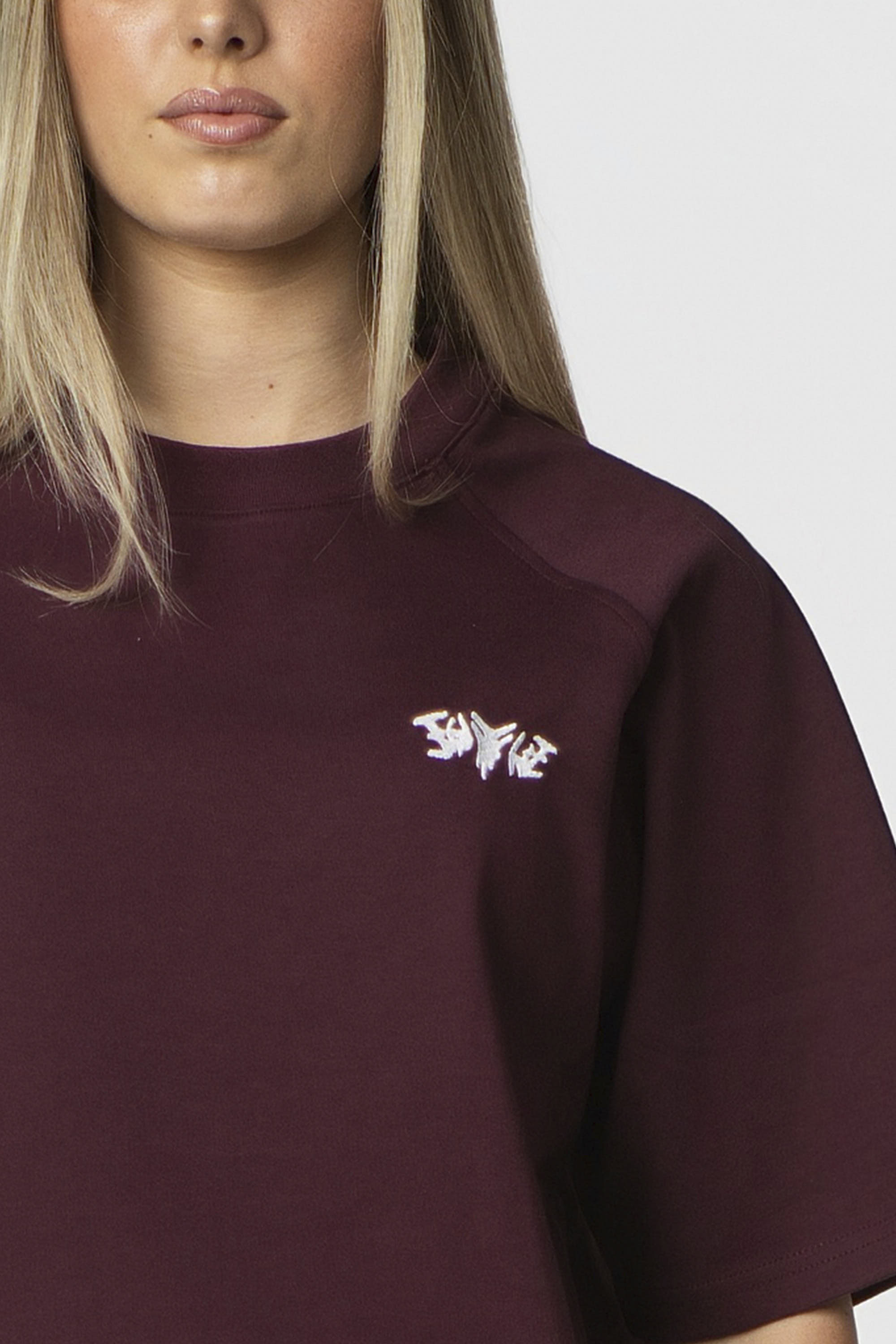 OVERSIZE SHIRT REDWINE