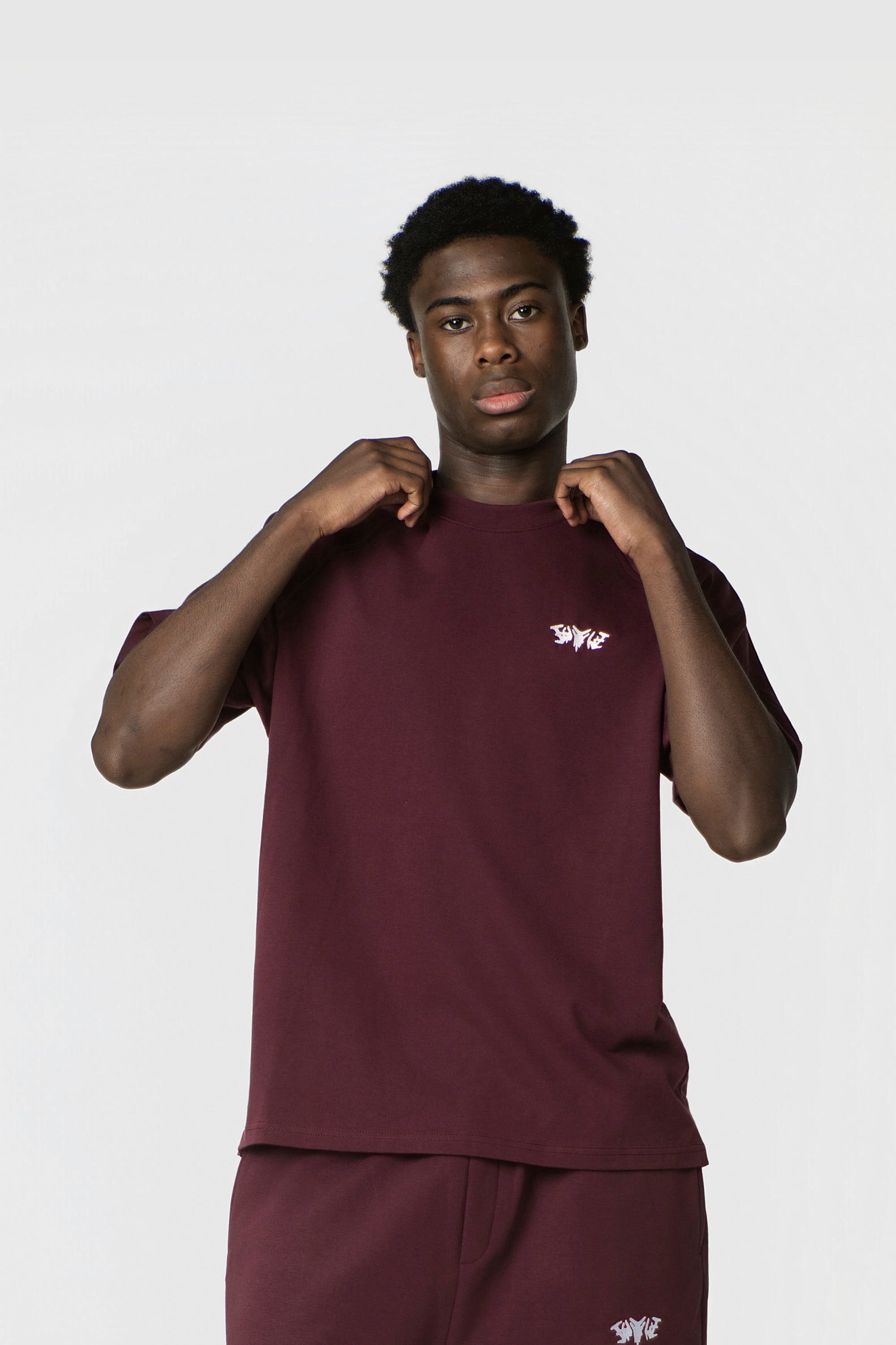 OVERSIZE SHIRT REDWINE