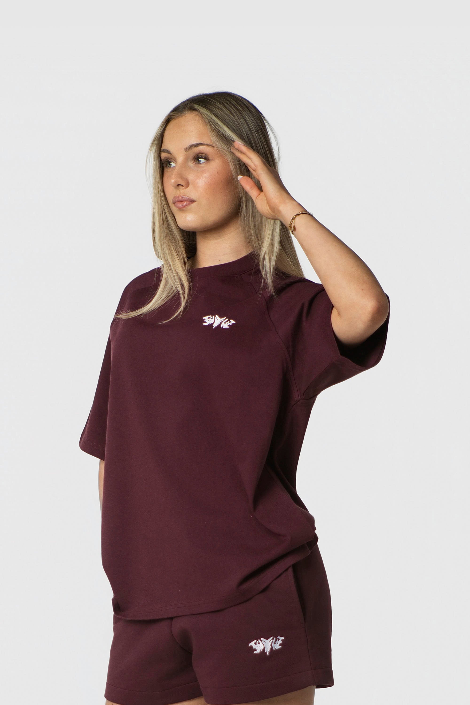 OVERSIZE SHIRT REDWINE
