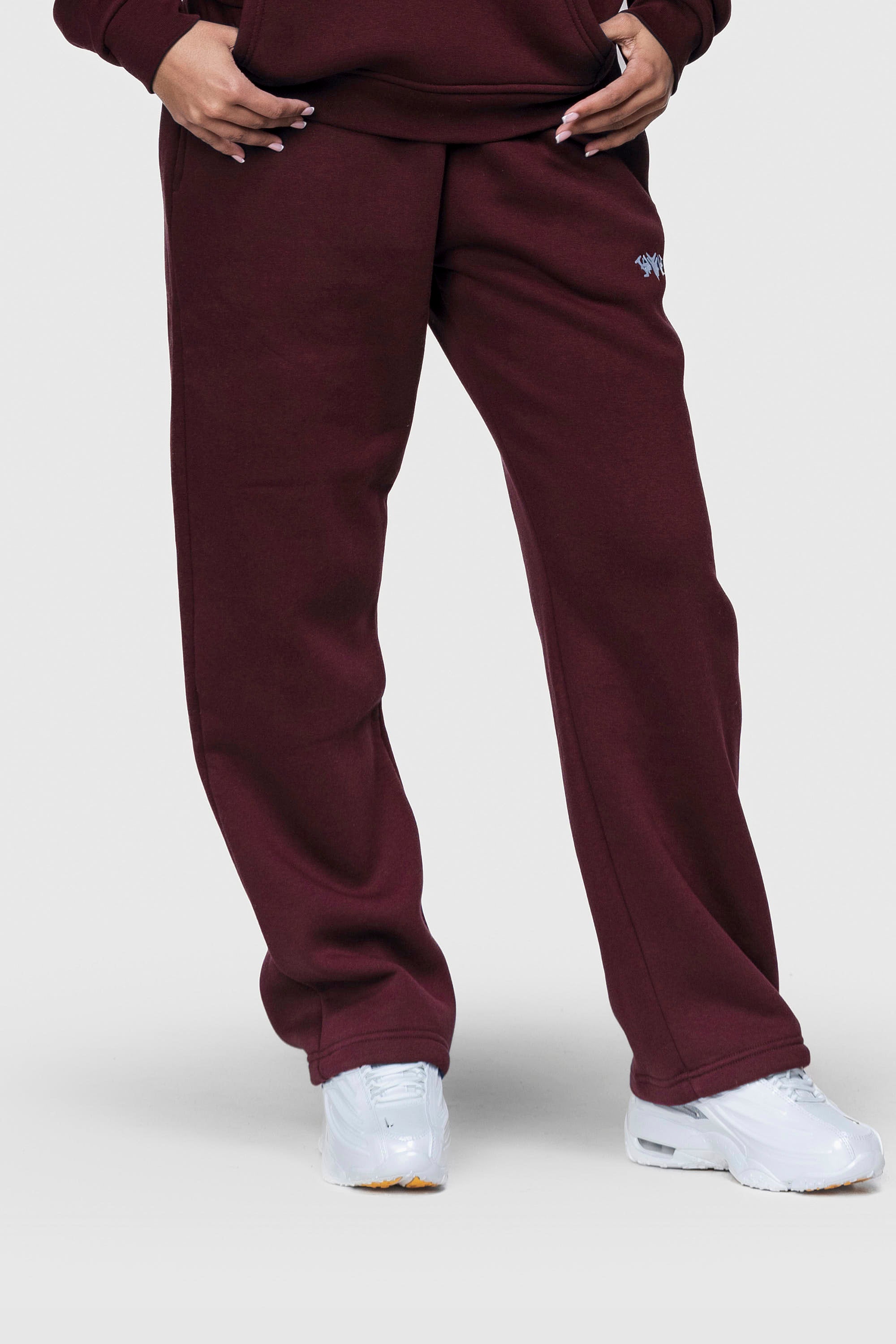 BASIC SWEATPANTS REDWINE