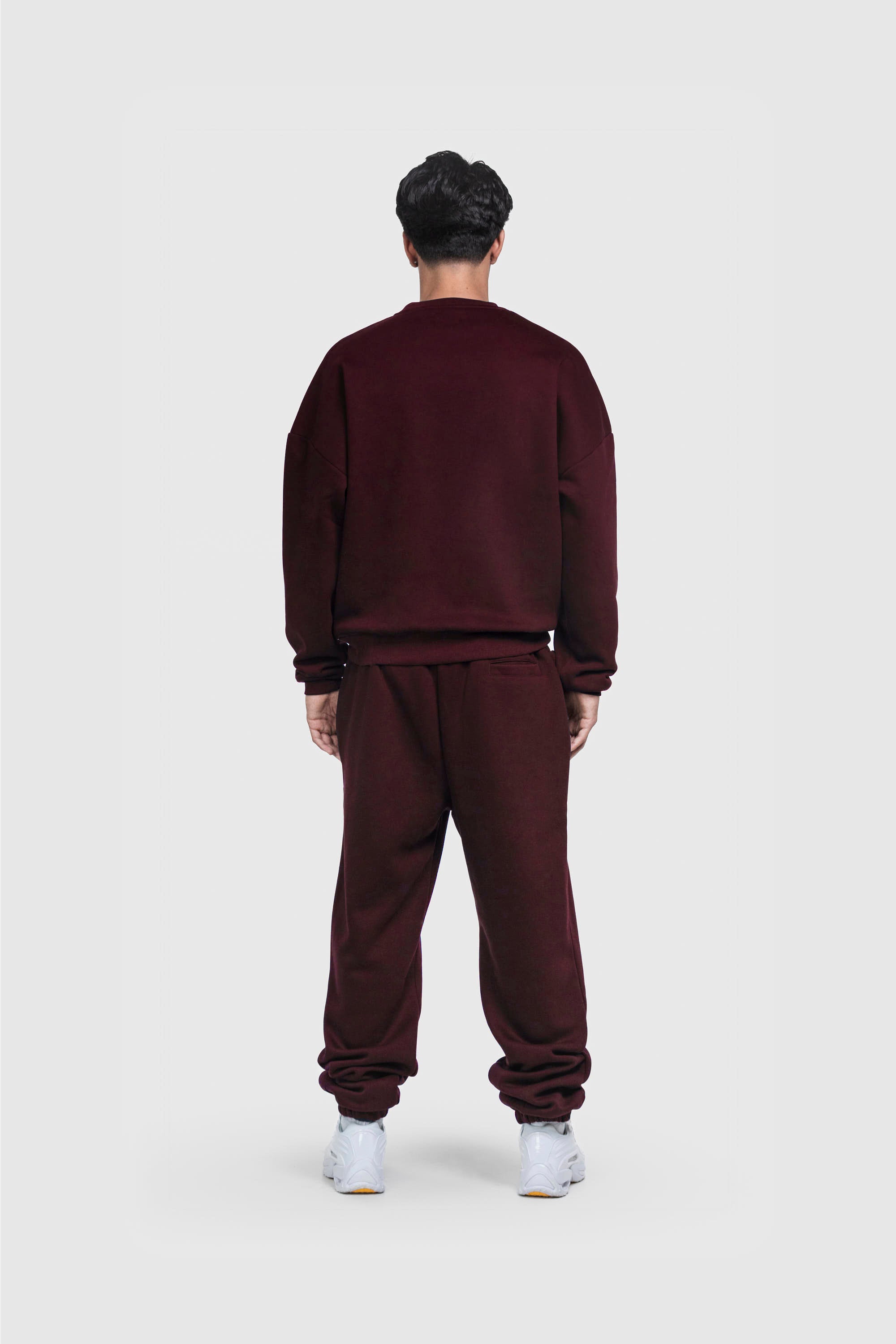 BASIC SWEATER REDWINE