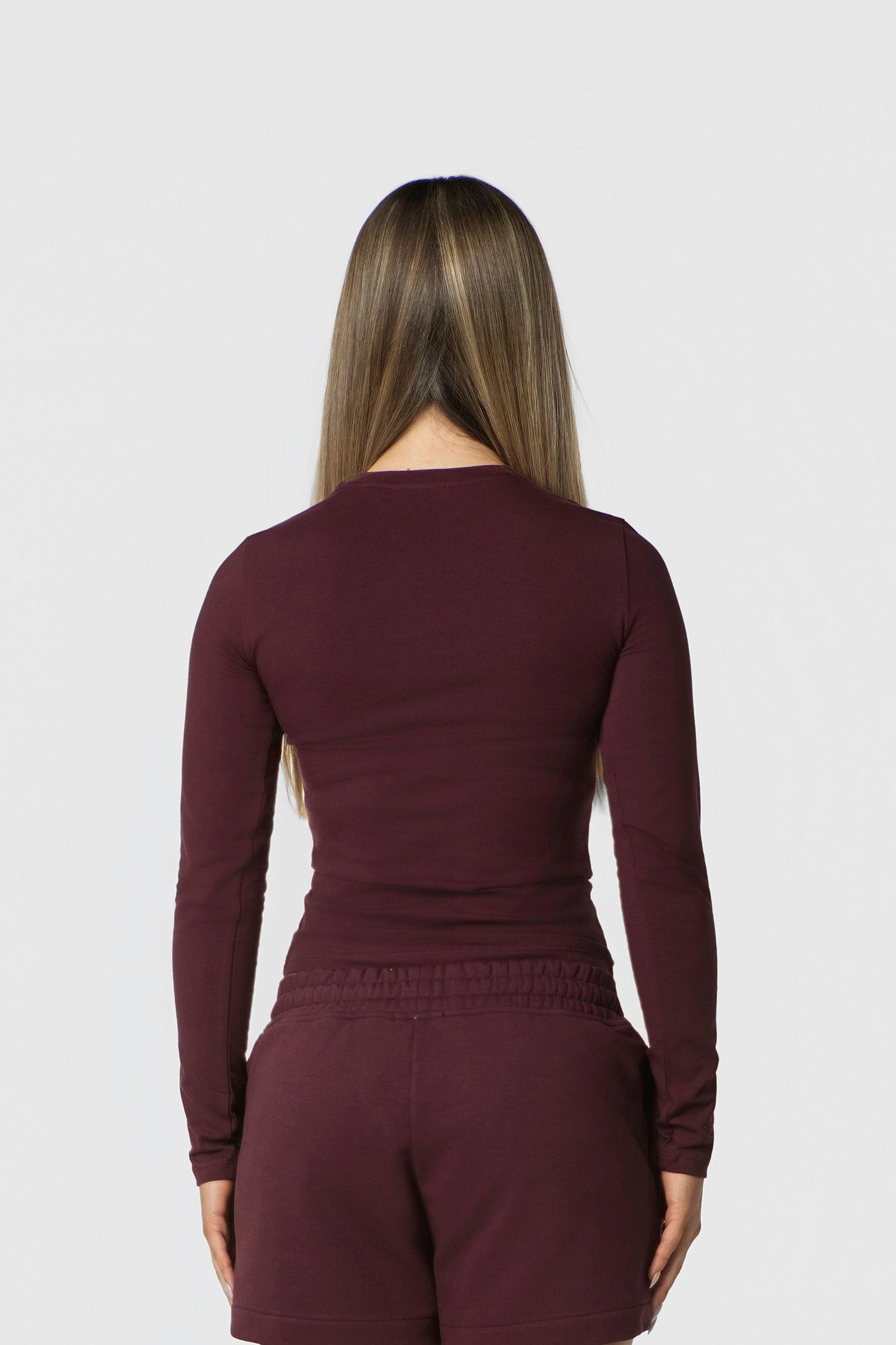 WOMEN LONGSLEEVE REDWINE