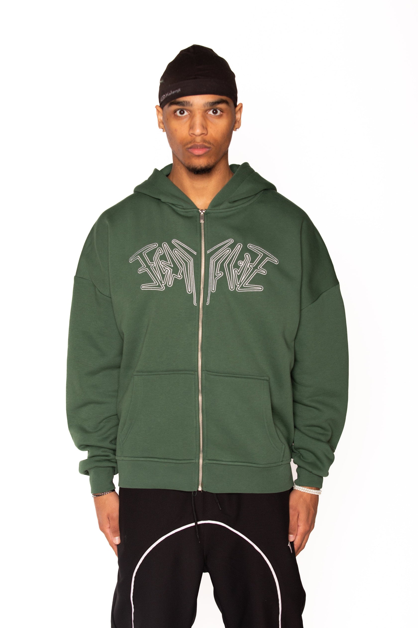 ZIP HOODIE GREEN 45KEYS zip-hoodie-green-45keys