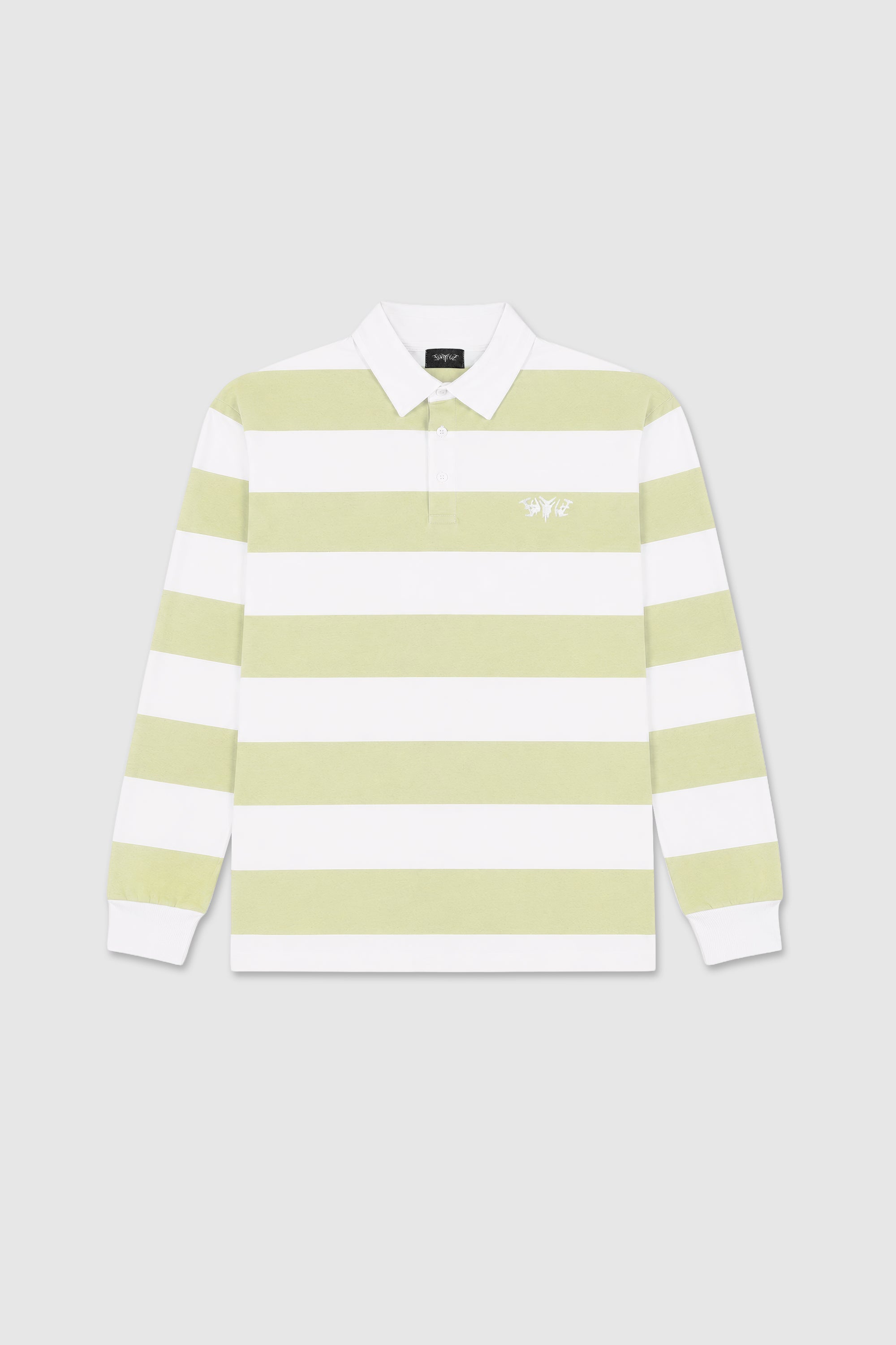 STRIPE POLO SHIRT LONG MINT