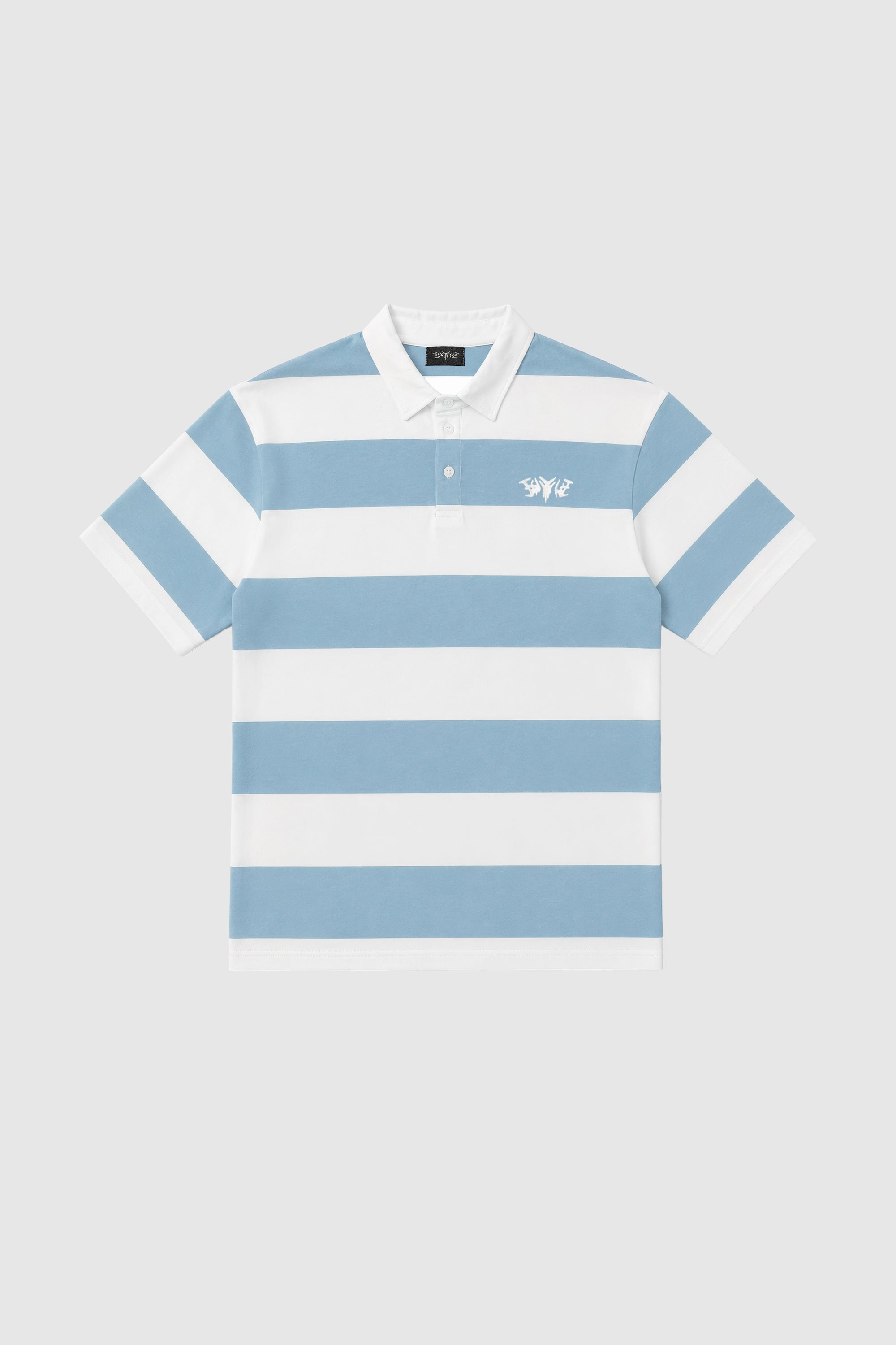 STRIPE POLO SHIRT BABYBLUE